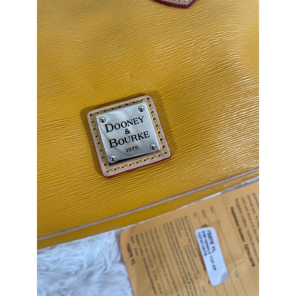 Dooney & Bourke Small Yellow Tote Bag - Picture 3 of 10